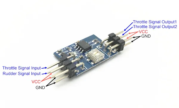 DasMikro RC сигнальный микшер для бака двойной Двунаправленного управления двигателем