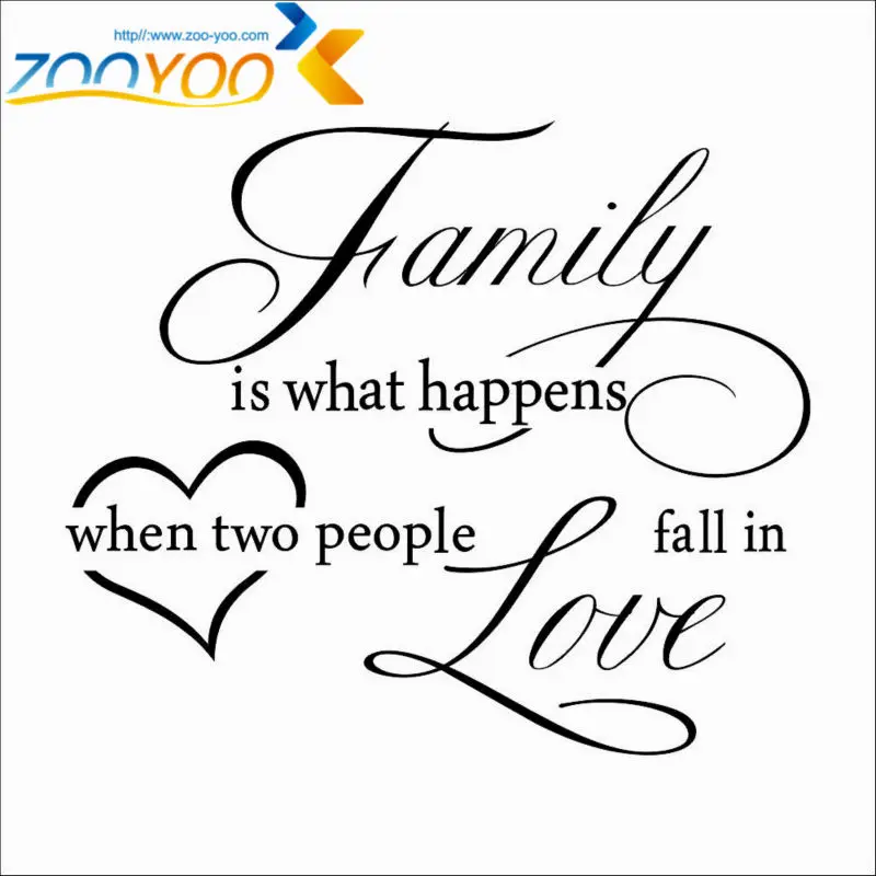Виниловая наклейка на стену с надписью fall in love ZooYoo8187 Съемный Настенный стикер|vinyl