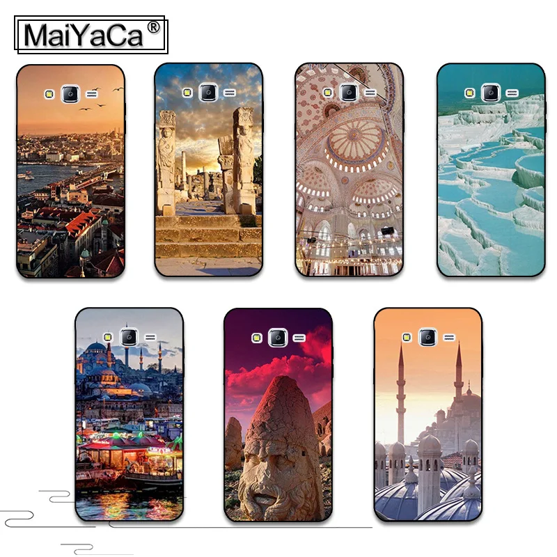 Чехол для телефона MaiYaCa Amazing Turkey City Snow Mountain Ocean чехол Samsung Galaxy j2 pro j7 2017 j6 j4 a8 a9 a6 |