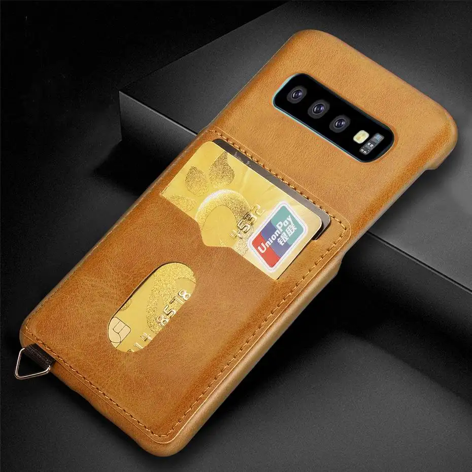 Кожаный чехол для Samsung galaxy S10 S7 S8 S9 Plus S10e Note 8 9 чехол-кошелек iPhone 6s 7 X XS Max XR |
