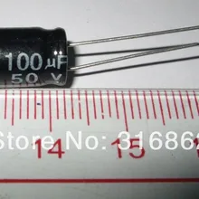 50V100UF с алюминиевой крышкой, 50В 100 электролитический конденсатор ORIGINAL100% 100 шт./лот электронный Компоненты комплект
