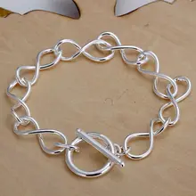 925 ювелирные изделия посеребренный браслет, 925 ювелирные изделия 8 Форма браслет H139