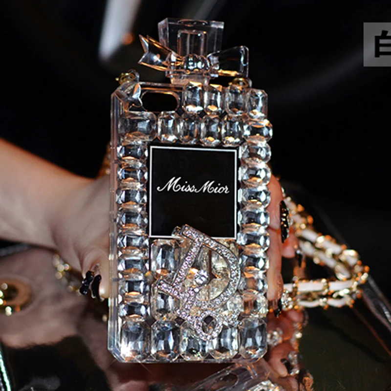 Diamond Bling silicon perfume Case for Samsung Galaxy S6 S6 edge S5 S4 S3 Note 7
