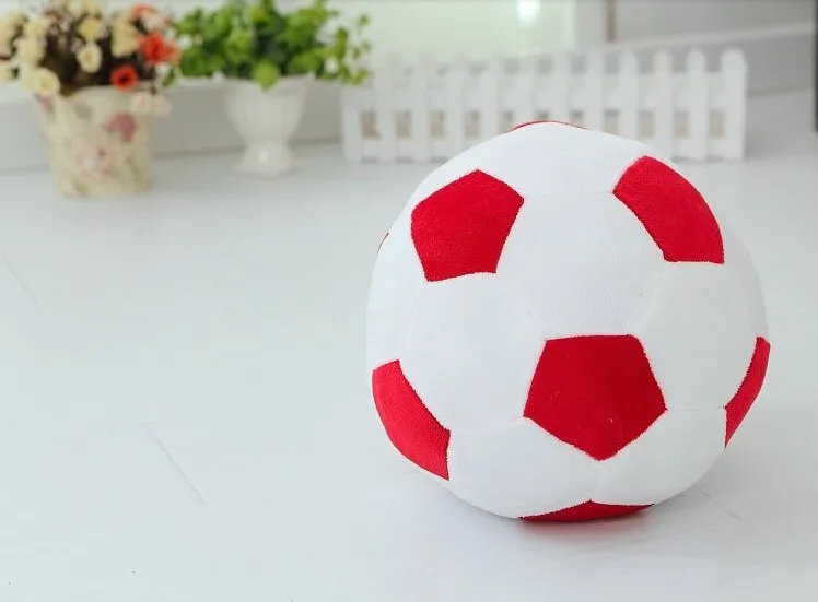 20 см футбольный мяч Подушка Плюшевые Игрушки Поклонники кукол туба мир талисман футбольные игрушки подарок на день рождения