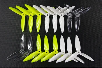 

8Pairs LDARC Kingkong 5150 3 Blade Props 5 inch Propeller Props for FPV Racing Drone Quadcopter RC Racer Parts