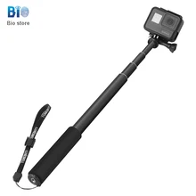 [Biostore Selfie Sticks] алюминиевая наклейка автоспуска для камеры DV Gorpro+ 2+ 3+ 4 Спортивная камера портативные эластичные палки для селфи