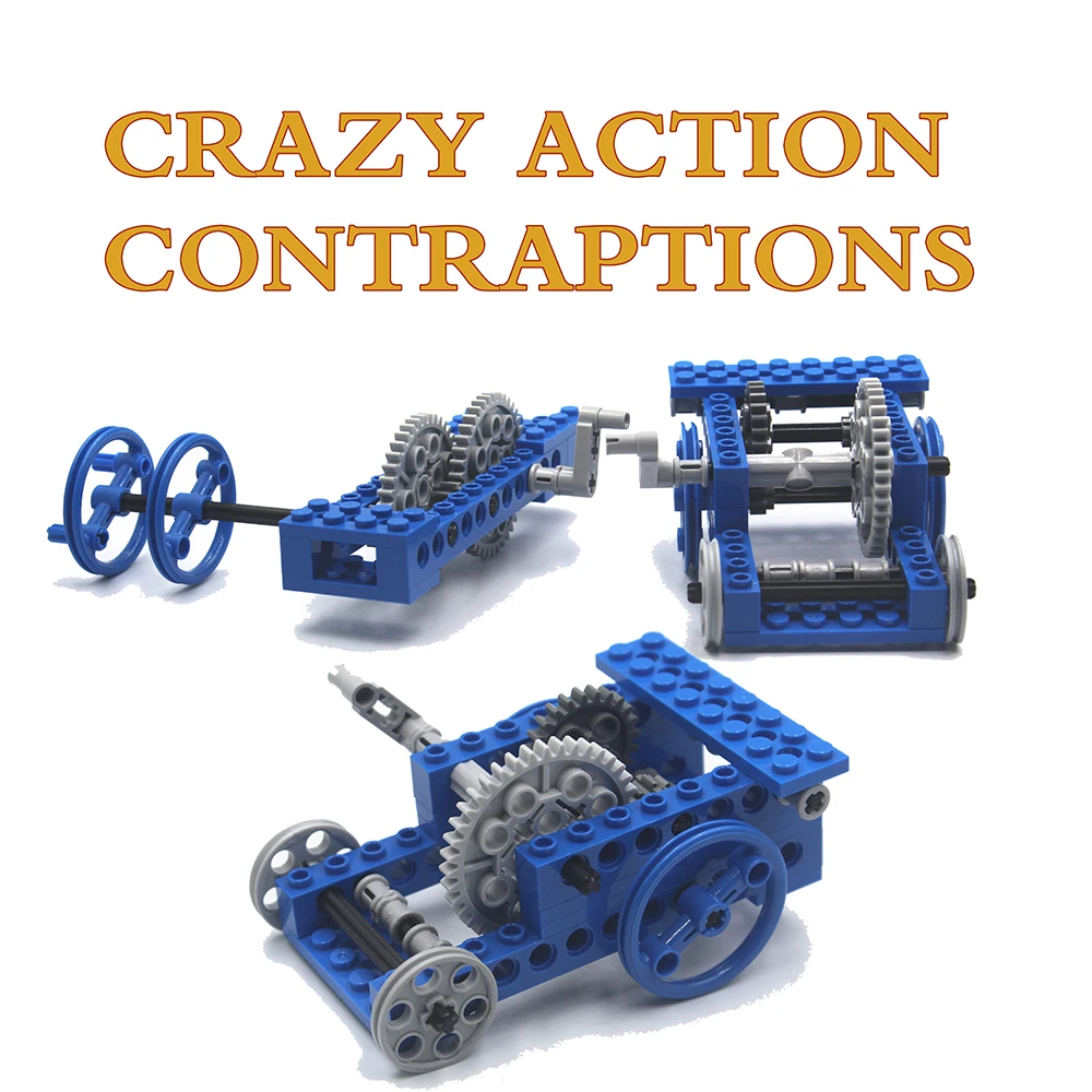 

Building Blocks MOC Technic Parts 112pcs/set Crazy Action Contraptions Kit compatible with lego for kids boys toy