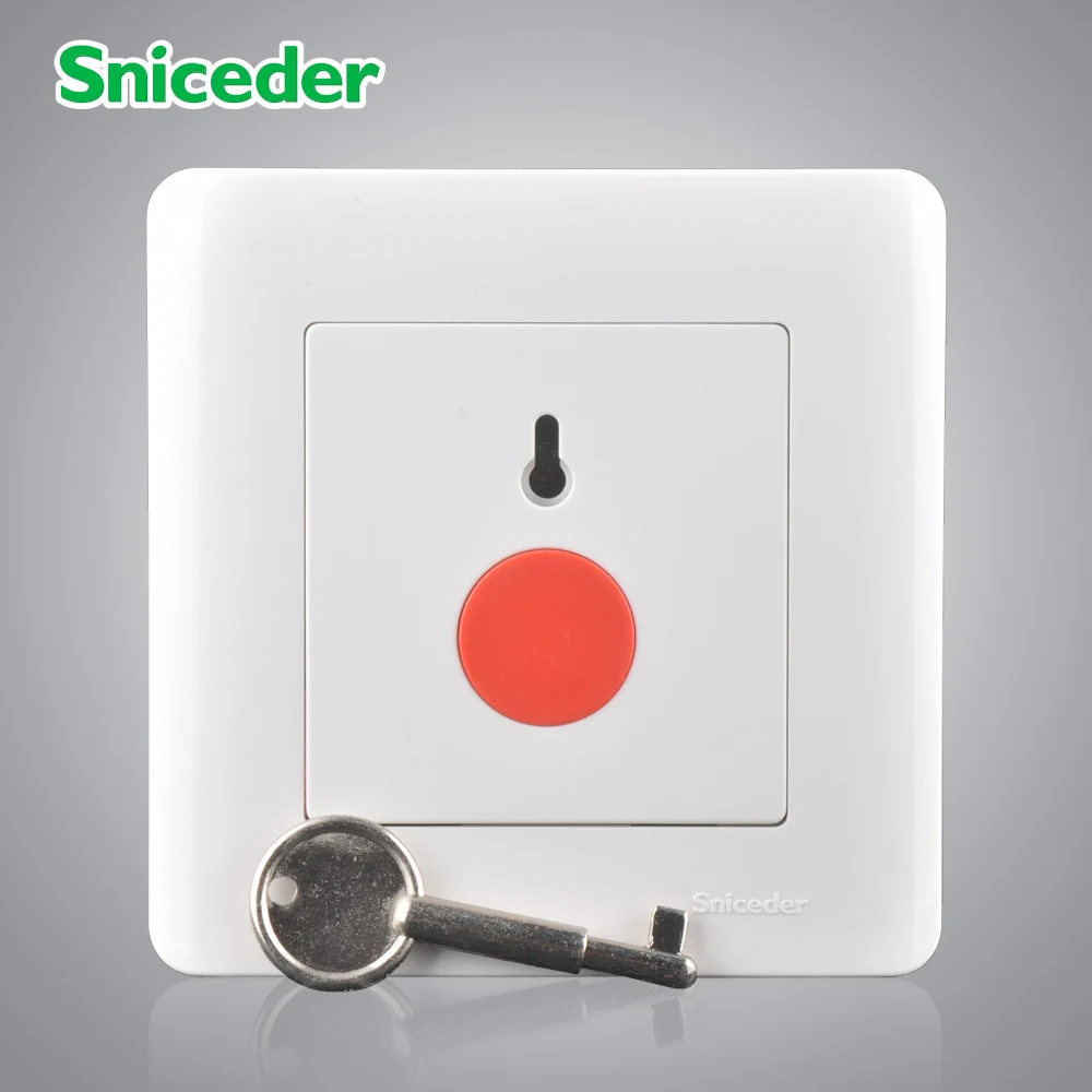 Scinder SOS SOS switch 86 Manual alarm emergency button with the key