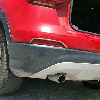 

ABS Matte Exterior Rear Fog Light Lamp Decoration Cover Trim 2pcs For Audi Q2 2017 2018