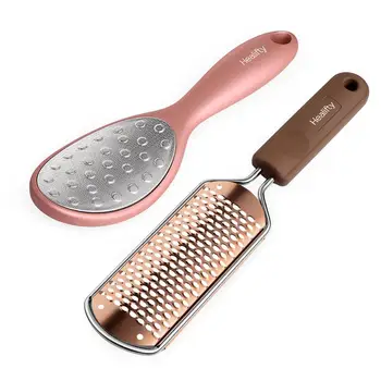 

Healifty Foot Care Files Dead Skin Remover Scraper Pedicure Rasp Tools Scrubber Callus Remover Feet Care Tool Kit Stainless tool