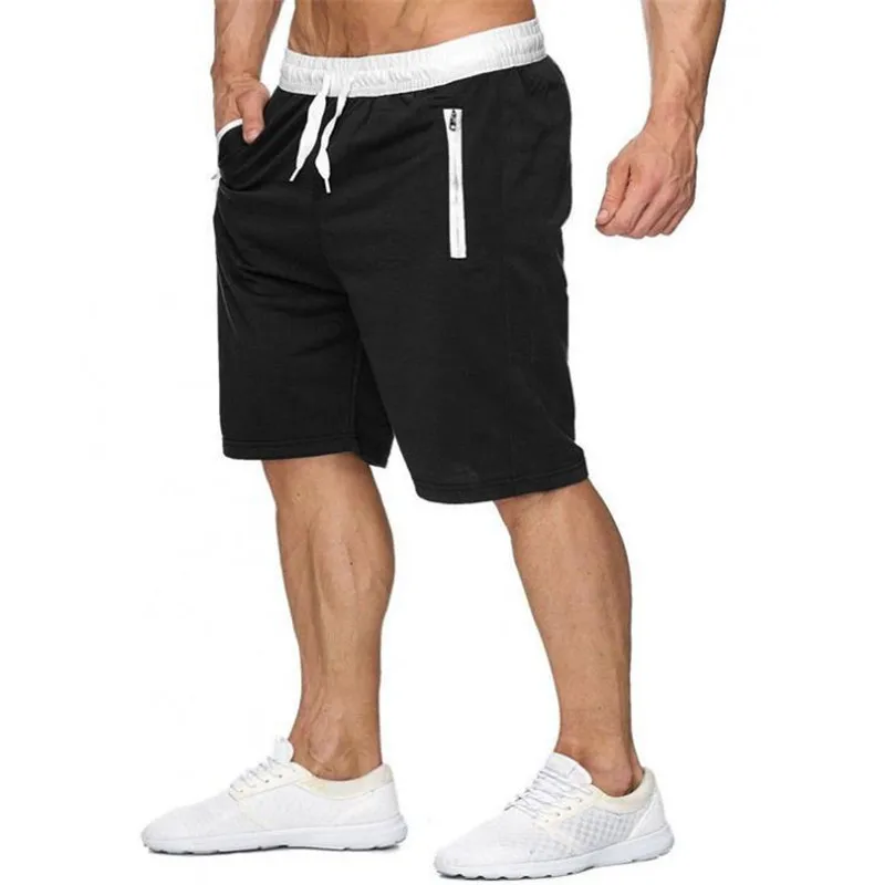 ICPANS повседневные шорты мужские летние хлопковые базовые пляжные по колено черные серые красные шорты для мужчин 2019 Новые