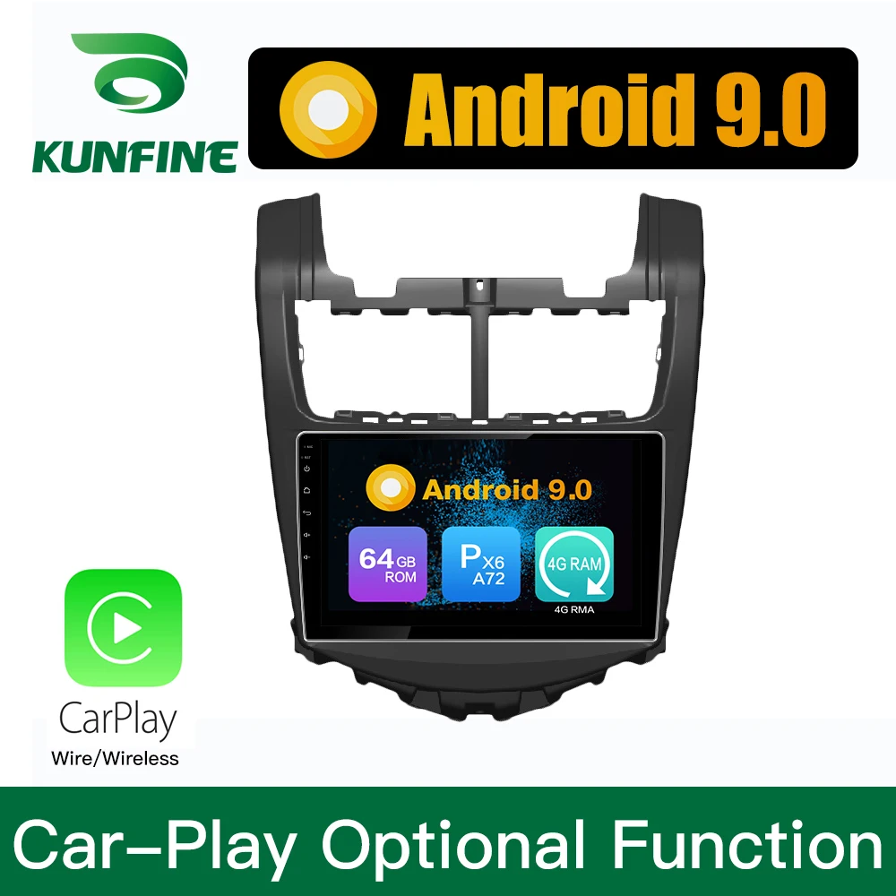 

Android 9.0 Ram 4G Rom 64G PX6 Cortex A72 Car DVD GPS Multimedia Player Car Stereo For Chevrolet AVEO 2014-2017 Radio Headunit
