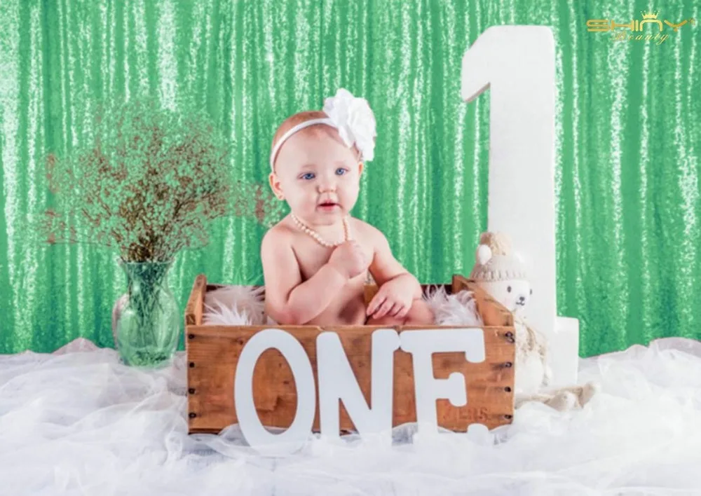

Mint 7x7ft Backdrops for Photographers Wedding Curtain Unicorn Backdrop Sequin Backdrop