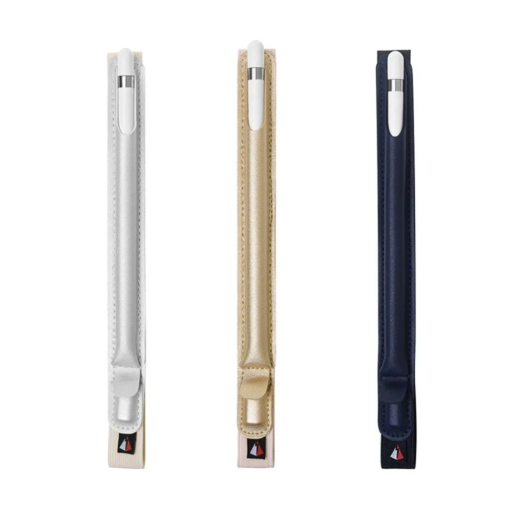 2 шт PU кожаный пенал Чехол для Apple tablet ручка рукав сумка с эластичной лентой Анти-потери карандаш защитный чехол