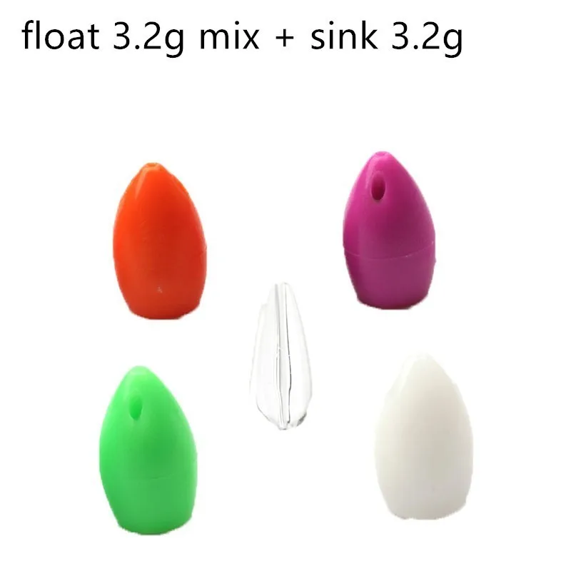 3.2g float mix sink Rompin Рыбалка плавающий Sbirolino 3,2 г 4,6 г форель поза Рыбалка поплавочный инструмент Аксессуары для длинного закидывание на расстояние приманки - Цвет: 3.2g float mix sink