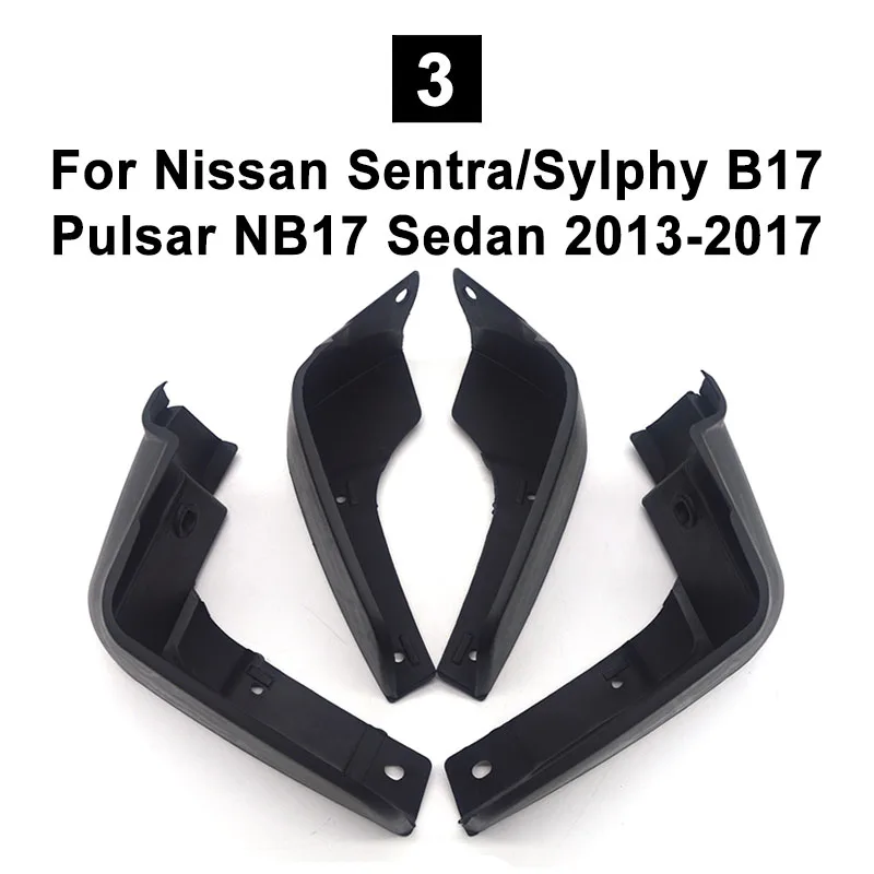 CNparts автомобиль для Nissan Versa Latio Almera 2012- Tiida Latio 2007-2011 Sentra Sylphy Pulsar 2013- переднее заднее крыло - Цвет: Sentra 2013-2017