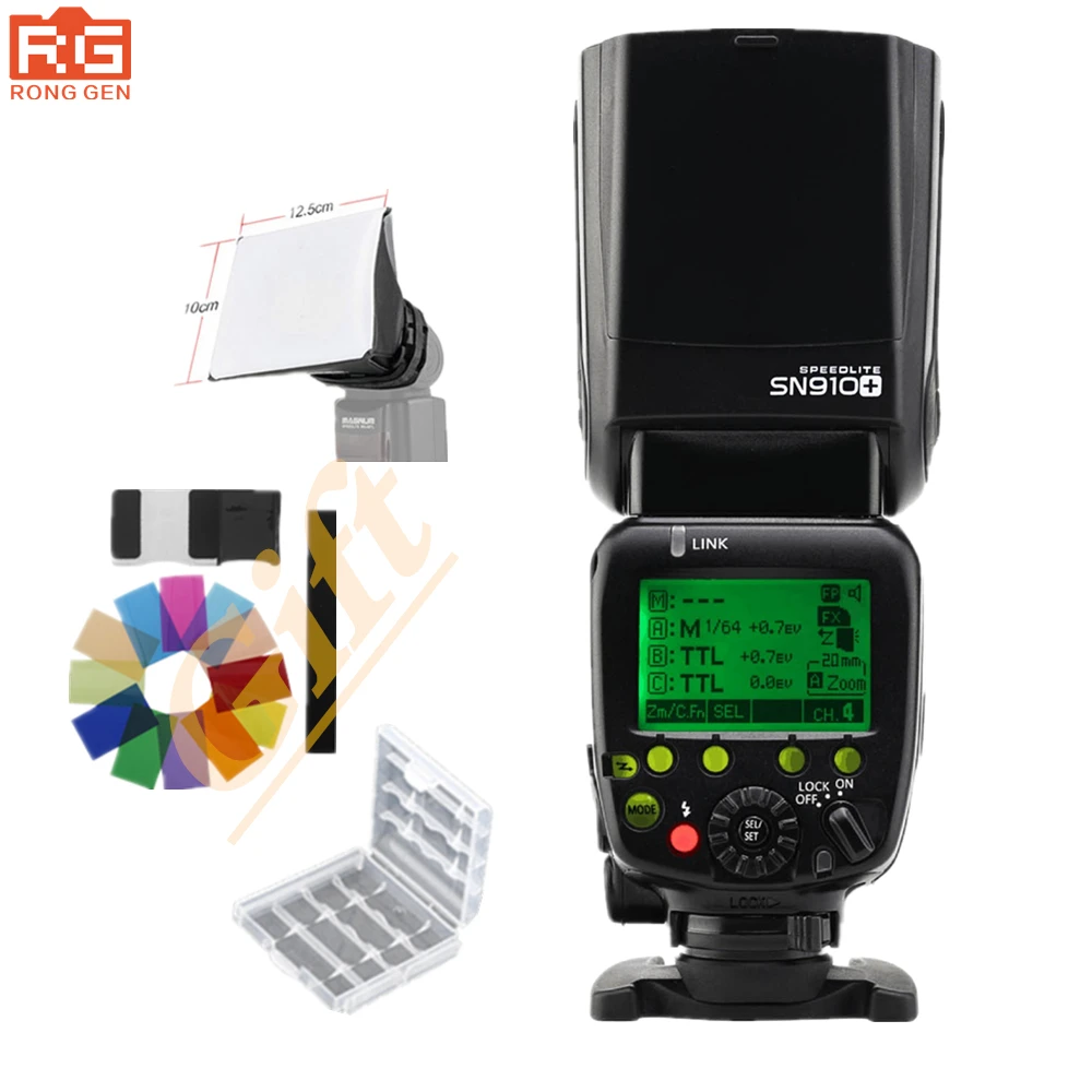 Shanny SN910 + Master Flash i TTL Высокоскоростная синхронизация 1/8000s GN60 Flashgun Speedlite для Nikon DSLR