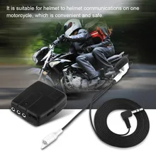 Moto rcycle домофон с гарнитуры Шлем к шлему Communicator Системы intercomunicador MP3 moto аксессуары