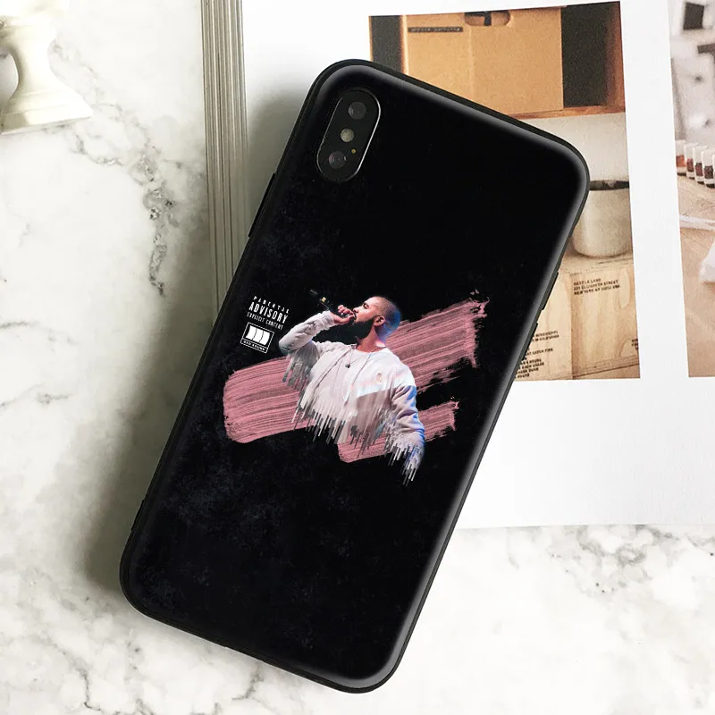 

Drake rapper Coque Fashion soft silicone TPU Phone Case cover Shell For Apple iPhone 5 5S SE 6 6S 6Plus 6sPlus 7 7Plus 8 8Plus X