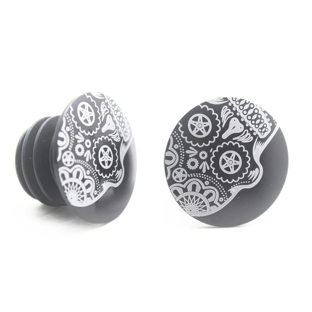 

CHOOSE Mtb Grips Bar Ends Aluminum 7075 CNC Bicycle Handle Plug 2 Piece