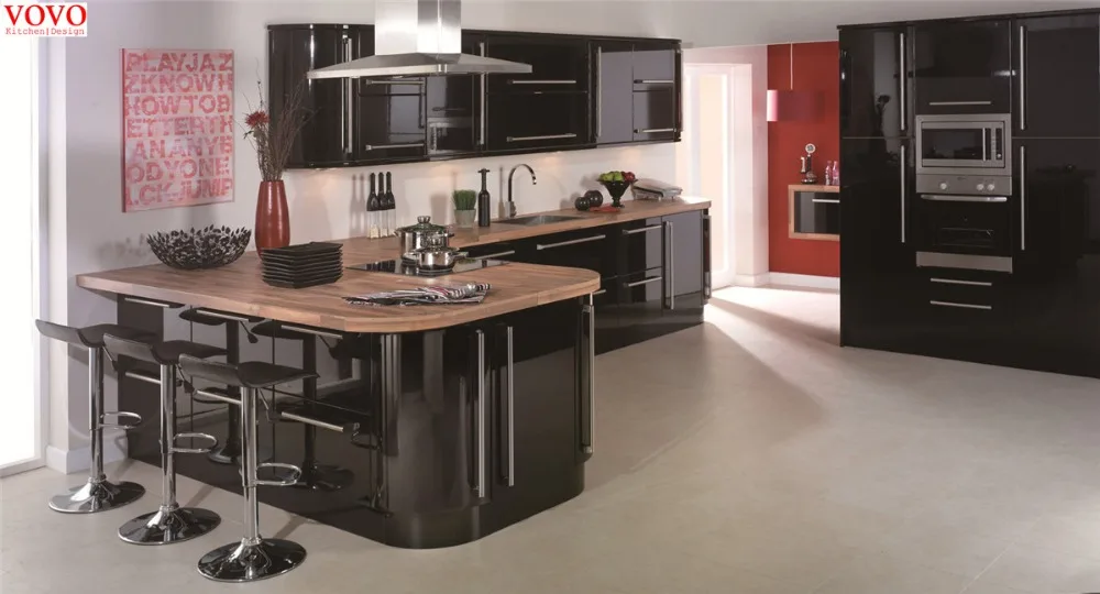 how to make kitchen cabinets high gloss high gloss black lacquer kitchen cabinet with curvy island how to make kitchen cabinets high gloss high gloss black lacquer kitchen cabinet with curvy island