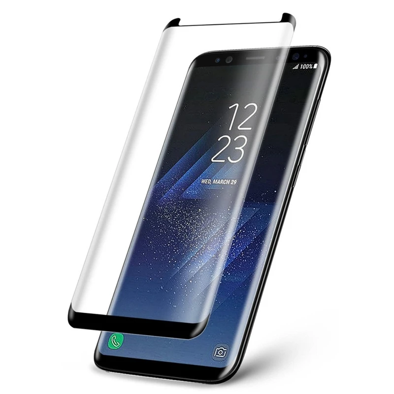3D изогнутый чехол из закаленного стекла для samsung Galaxy S8, защитная пленка для samsung S8 Plus, защита экрана S9 Plus, стекло