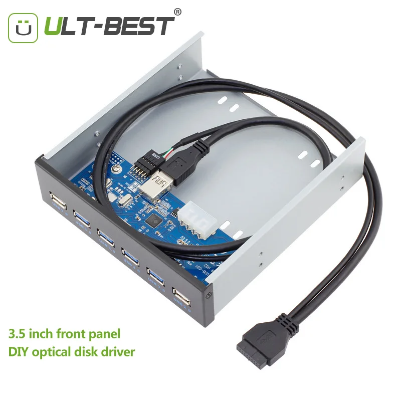 ULT Best USB 3.0 Front Panel DIY Optical Drive Motherboard 20pin to 4