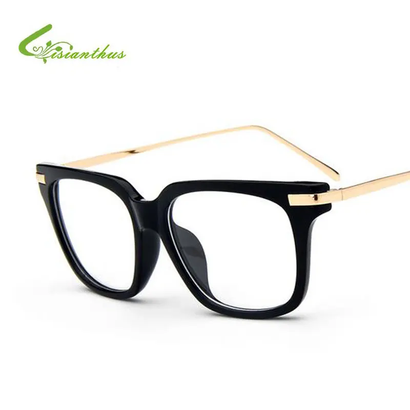 Moda 2019 marca gafas hombres/mujeres Vintage grande gafas planas y gafas de miopía óptico espejo liso|brand glasses|fashion glassesglasses brand - AliExpress