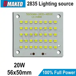 100% Полный Мощность светодиодный Floodling PCB 20 W, 56x50 мм SMD2835 СВЕТОДИОДНЫЙ печатной платы, 2000lm источник света для Светодиодный прожектор