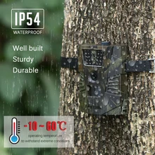 8MP 720P Trail камера, фоторужье для наблюдения в дикой природе камера с ЖК-пультом дистанционного управления PIR датчик инфракрасного ночного видения IP54