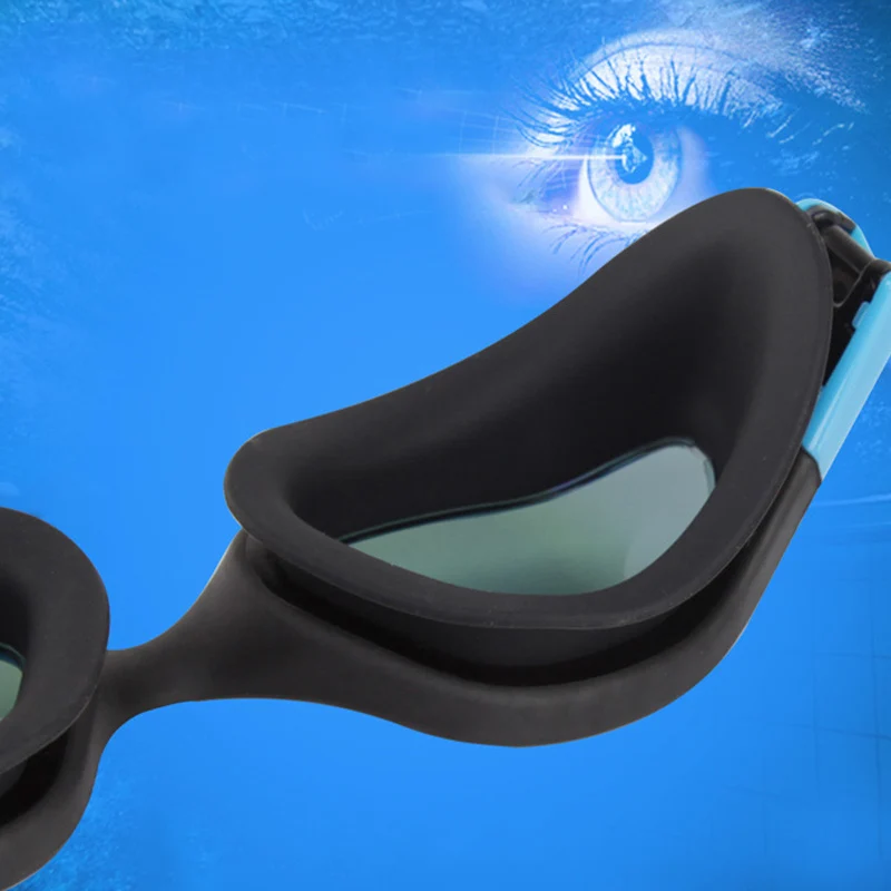 Водные очки профессиональные плавательные очки для взрослых водонепроницаемый анти туман Регулируемые очки ASD88