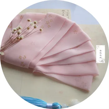 

Cherry blossom put chiffon belt daily ancientry China town with cosine hair rope hanfu han element accessories