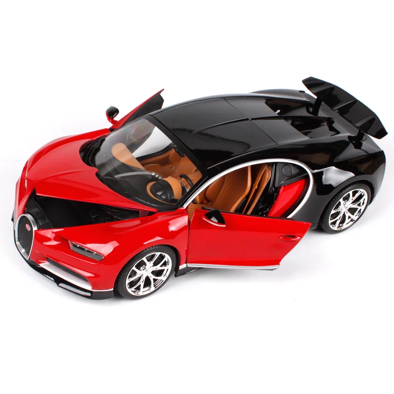 Bburago 1:18 2017 Bugatti Chiron 42 секунд спортивный автомобиль литья под давлением модели