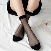 SP& CITY, летние женские тонкие носки с буквенным узором, Harajuku, прозрачные шелковые короткие Дышащие носки, крутые короткие носки