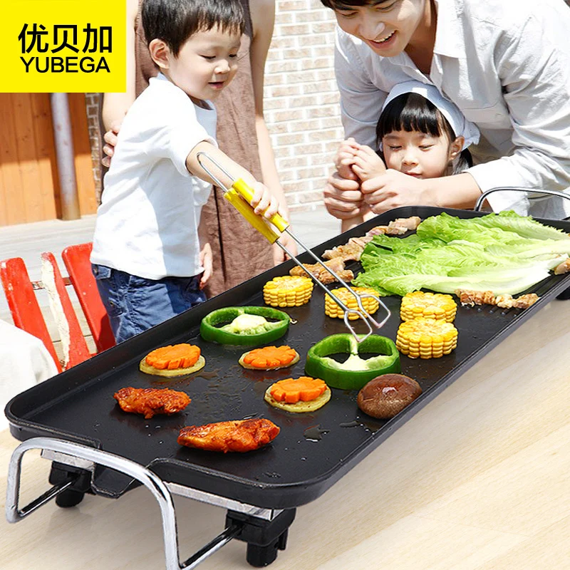 

Household Electric Oven Electric Grill Electric Baking Pan Korean Teppanyaki Smoke Free Non-Stick Barbecue Grill