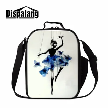 

Dispalang Beautiful Ballet Girl Toe Shoes Pattern Lunchbox For Adults Kids Lunch Bag Picnic Cooler Bag Reusable Lunch Container