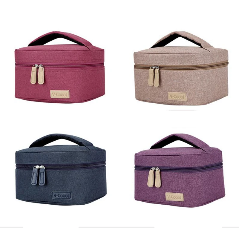 

V-COOOL Small Mini Portable Stylish Tote Insulated Baby Bottle Bag Thermo Nursing Milk Warmer Holder Storage 2018 DBO