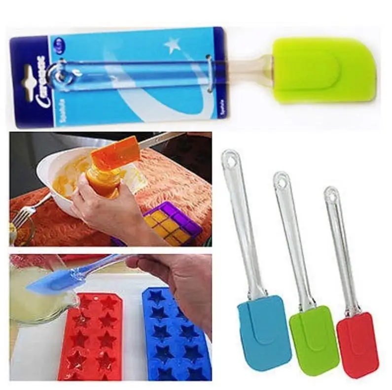 

2015 New Kitchen Silicone Cake Spatula Mixing Scraper Brush Butter Utensil Tool