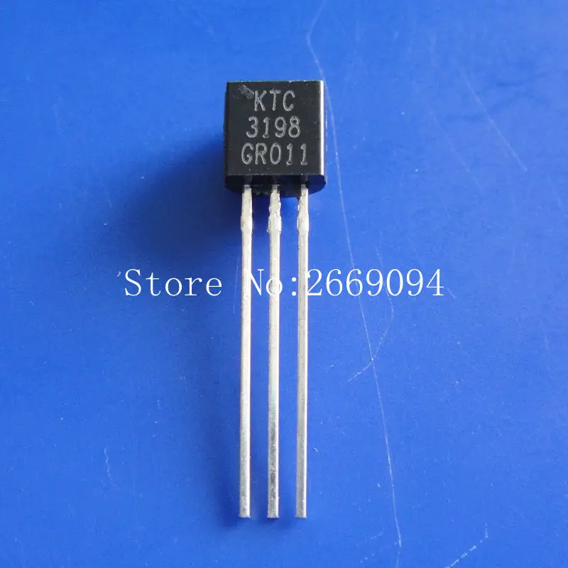 10 Transistors KTC3198-GR (KEC) - Boîtier TO-92 - Composants électroniques Neufs D'origine - Pour Circuits, Réparations