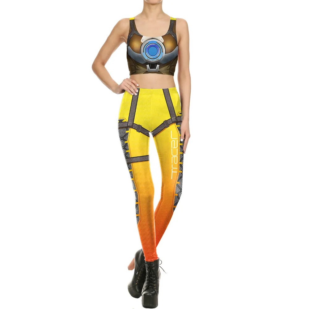 [You're My Secret] Новый Модный Карнавальный костюм для женщин Lena Oxton Tracer комплект из