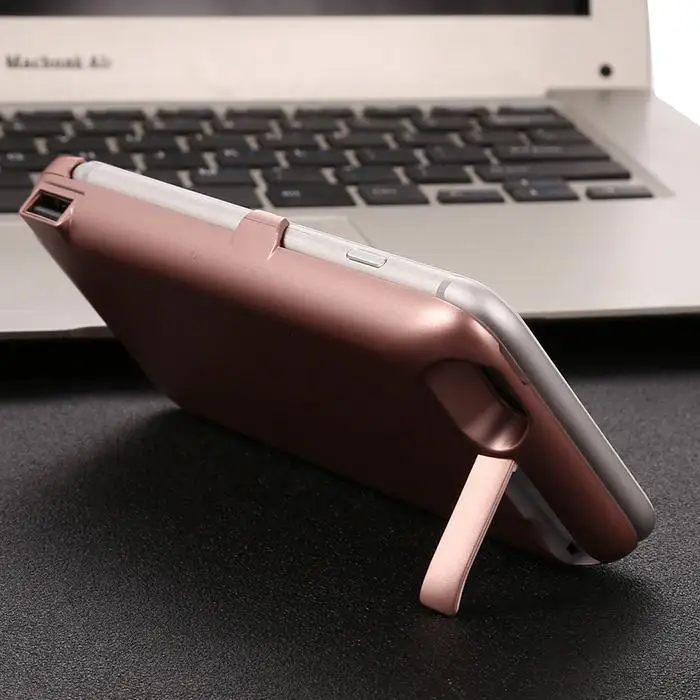 10000mA портативный внешний аккумулятор большой емкости чехол с USB портом Задняя