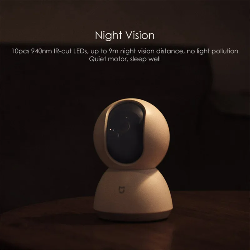 Оригинальная Xiaomi Mijia умная веб-камера ночного видения 360 Угол панорамный 1080P WiFi ip-камера Pan-tilt версия WiFi веб-камера домашняя H23