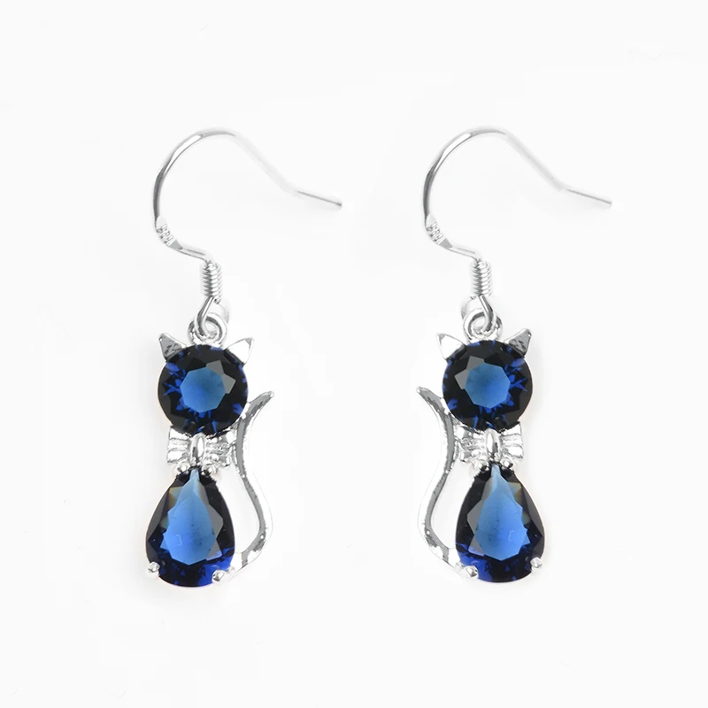 

MISANANRYNE Cat Shaped CZ Zircon Dangle Drop Earrings Hot Women Fashion Brincos Jewelry Pendientes Girlfriend Birthday Gifts