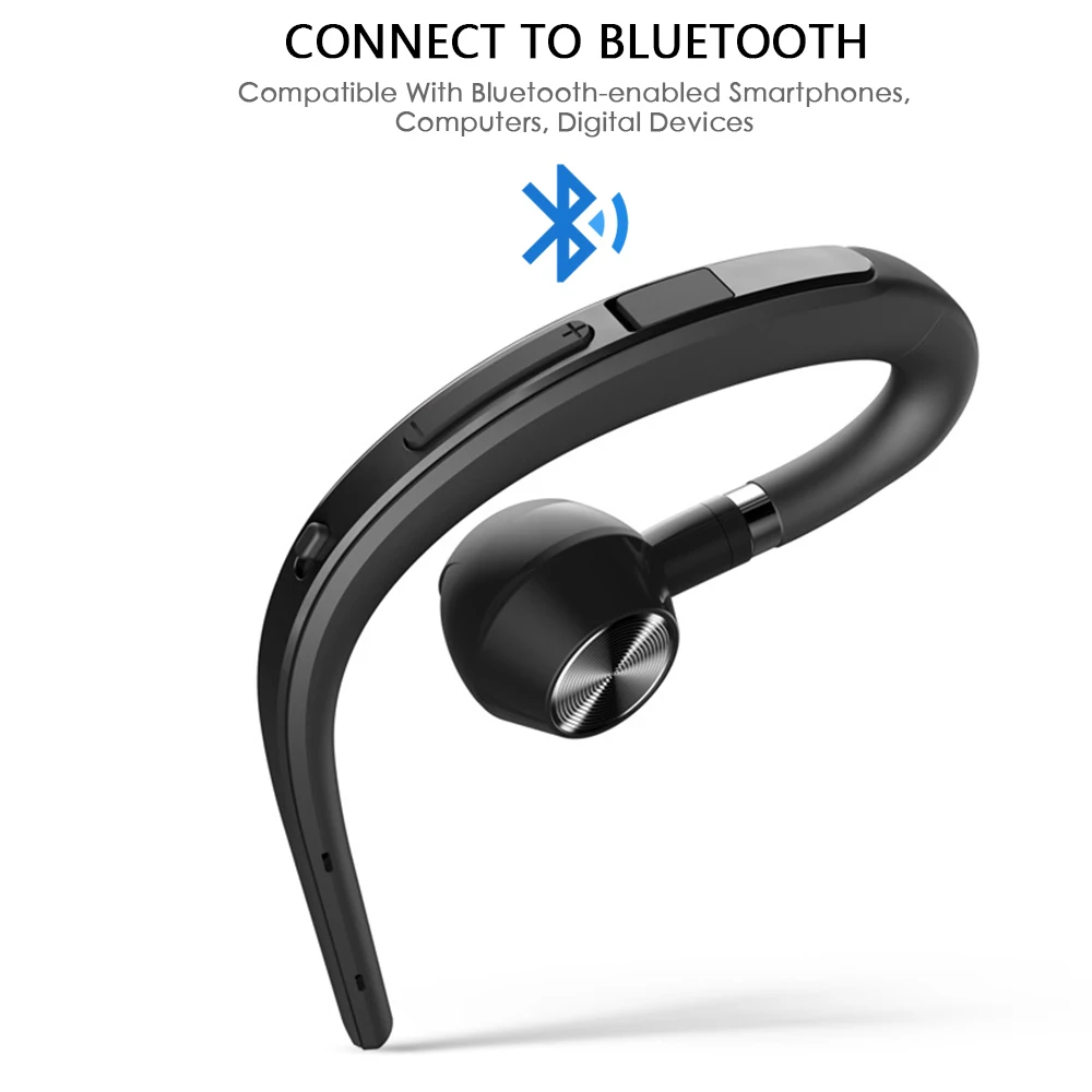 Беспроводная гарнитура Bluetooth 5,0, деловые наушники, наушники-вкладыши, стерео наушники с Bluetooth для телефона, наушники с аккумулятором 120 мАч