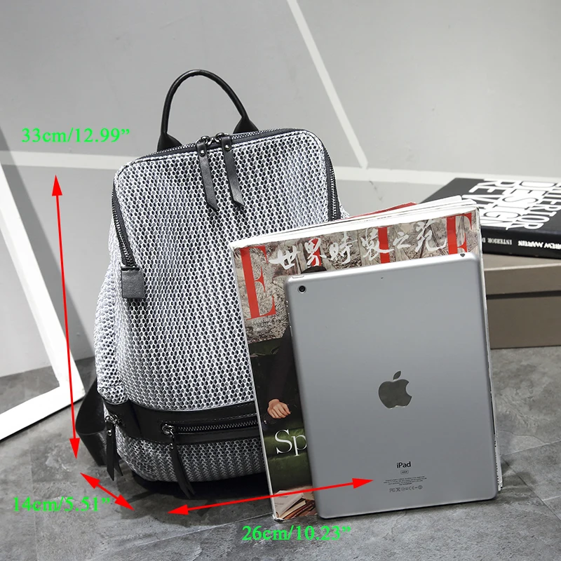 Moda mujer Mochila de alta calidad mochilas para adolescentes Mochila mujer malla Mochila Moda mujer Mochila de alta calidad mochilas para adolescentes Mochila mujer malla Mochila