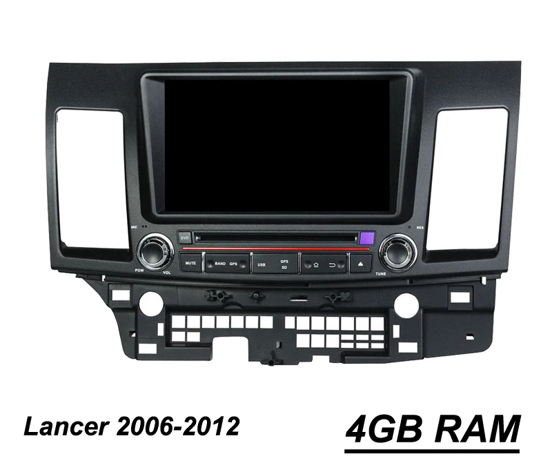 HD Android 9,0 для MITSUBISHI Lancer 2006-2012 64 Гб rom 8 ядерный автомобильный dvd-плеер gps карта автомобиля RDS радио wifi Bluetooth 4,2 - Цвет: with 64GB ROM