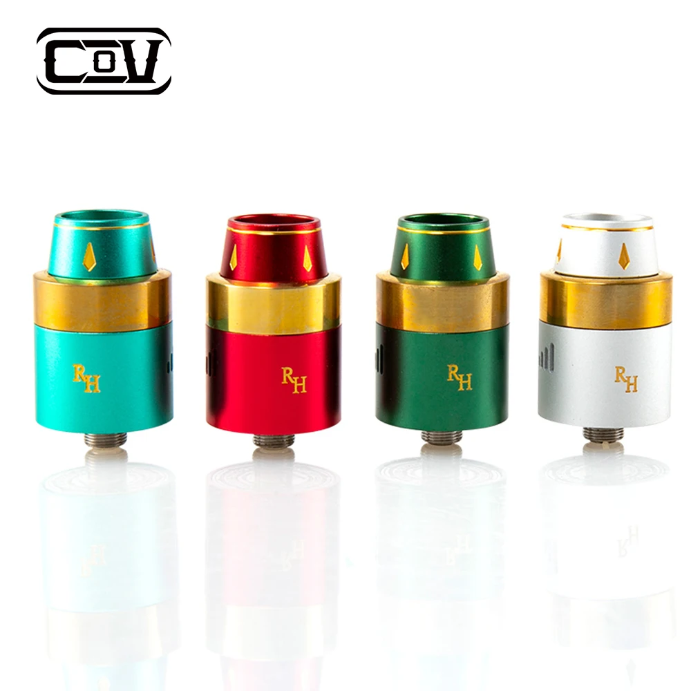 

Promotion Electronic cigarette vaporizer COV royal Hunter RDA 22MM Atomizer Tank t-style center post design 510 drip tip