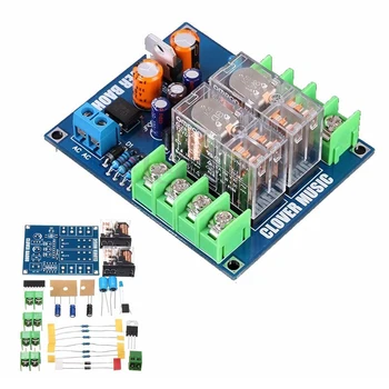 

Top Deals 12-24V Dual Relay 7812+UPC1237 Speaker Protection Board Module DIY Kit for HIFI