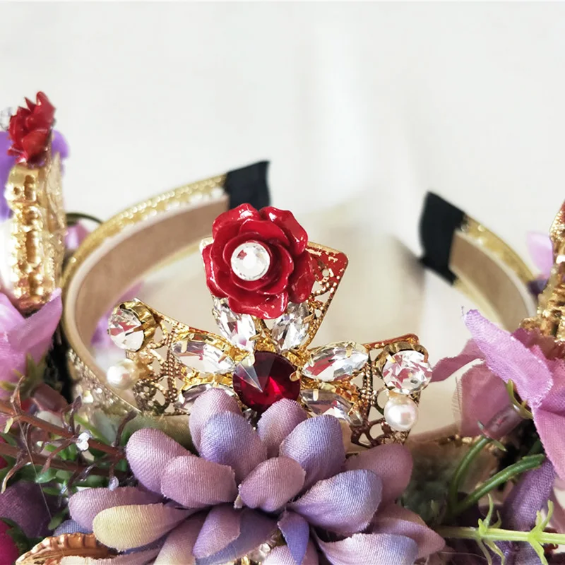 Purple Wedding Head Jewelry Bridal Head Accessories Wedding Hair