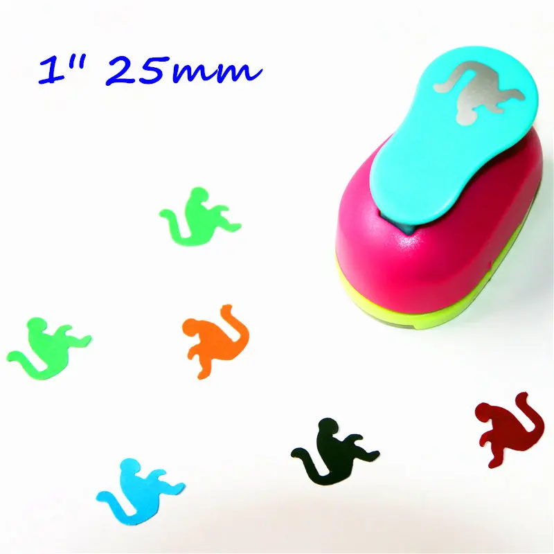 1 inch monkey design eva foam punch paper punches scrapbooking cutter